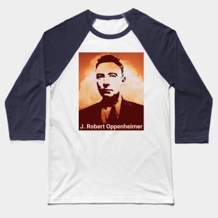 Oppenheimer - Sepia on Trinity Baseball T-Shirt